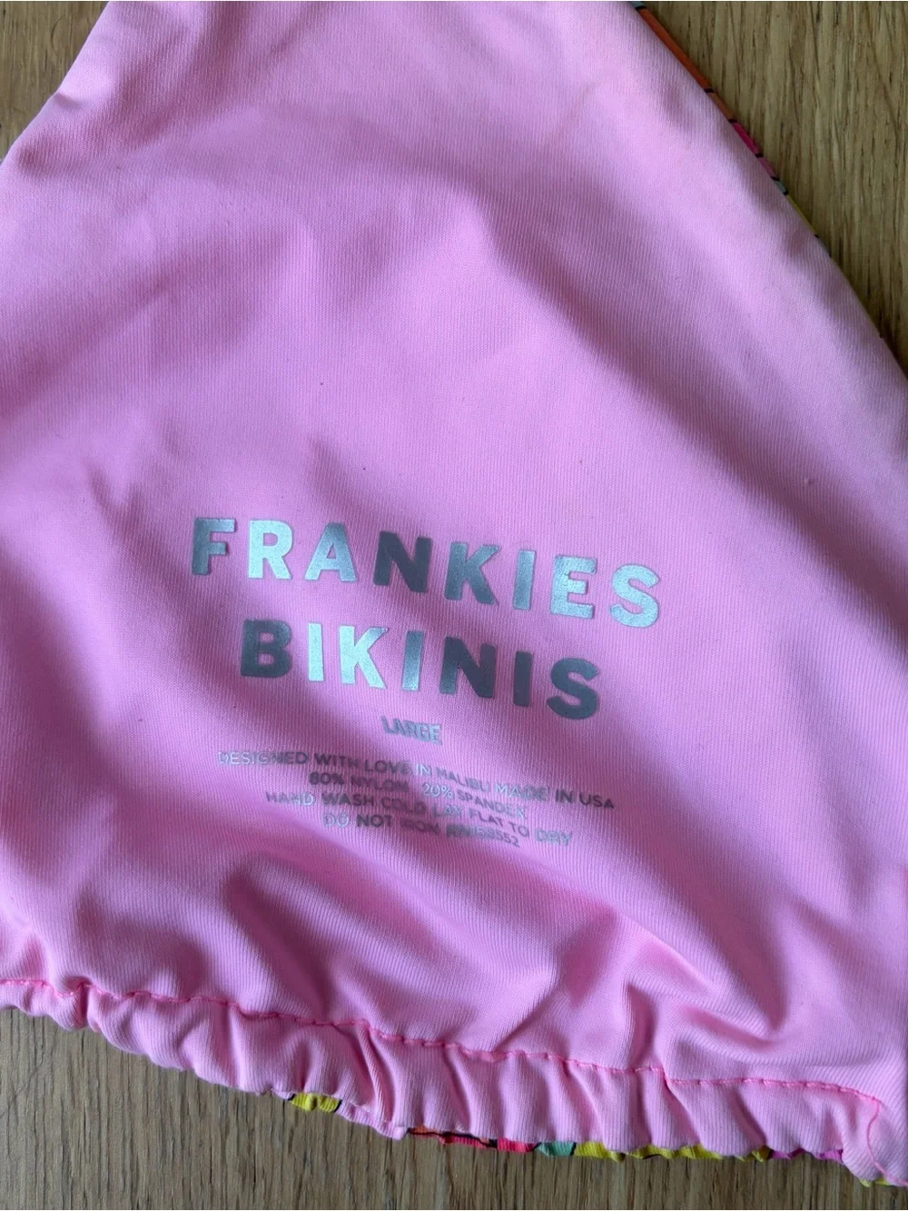 Frankie’s bikini top